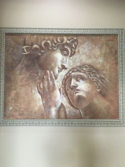 Hand painted art picture