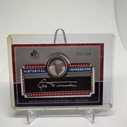 Leo Durocher Historical Impressions /250