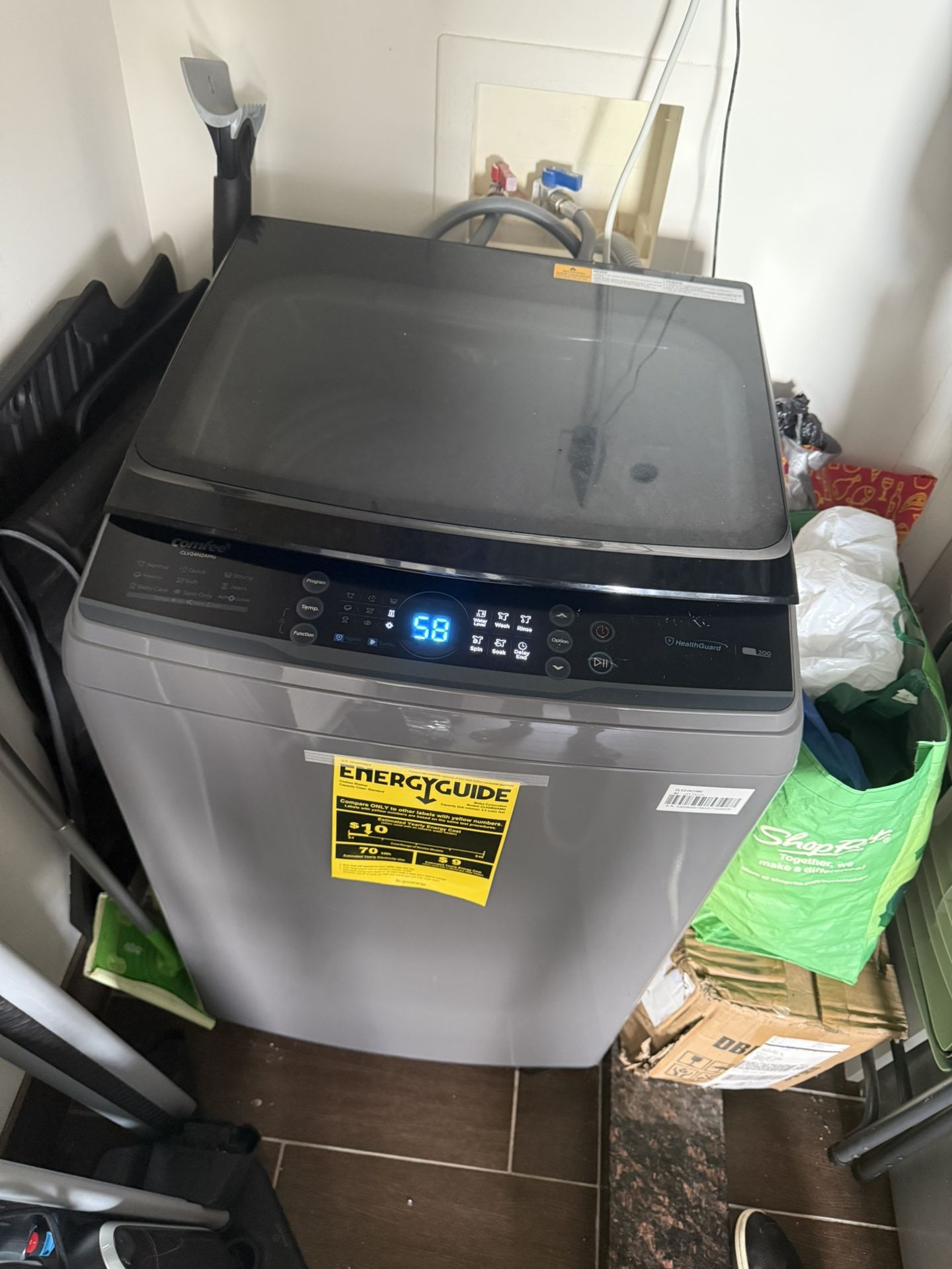 Comfee Washing Machine Full Size Lightly Used (Retail $500)