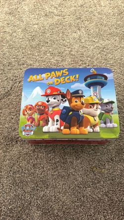 PAW Patrol Metal Tin Lunch Box