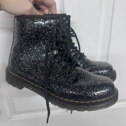 Dr Martens Kids Glitter Boots 