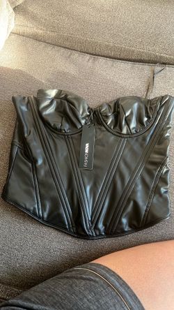 Leather corset top (Fashion nova)