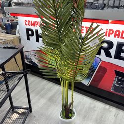 Palma, Plantas Artificial Golden Cane Palm Tree 4 Feet Faux Plant for Home Decor Indoor Outdoor Faux Areca Palm Tree in Pot for Home Office Perfect Ho