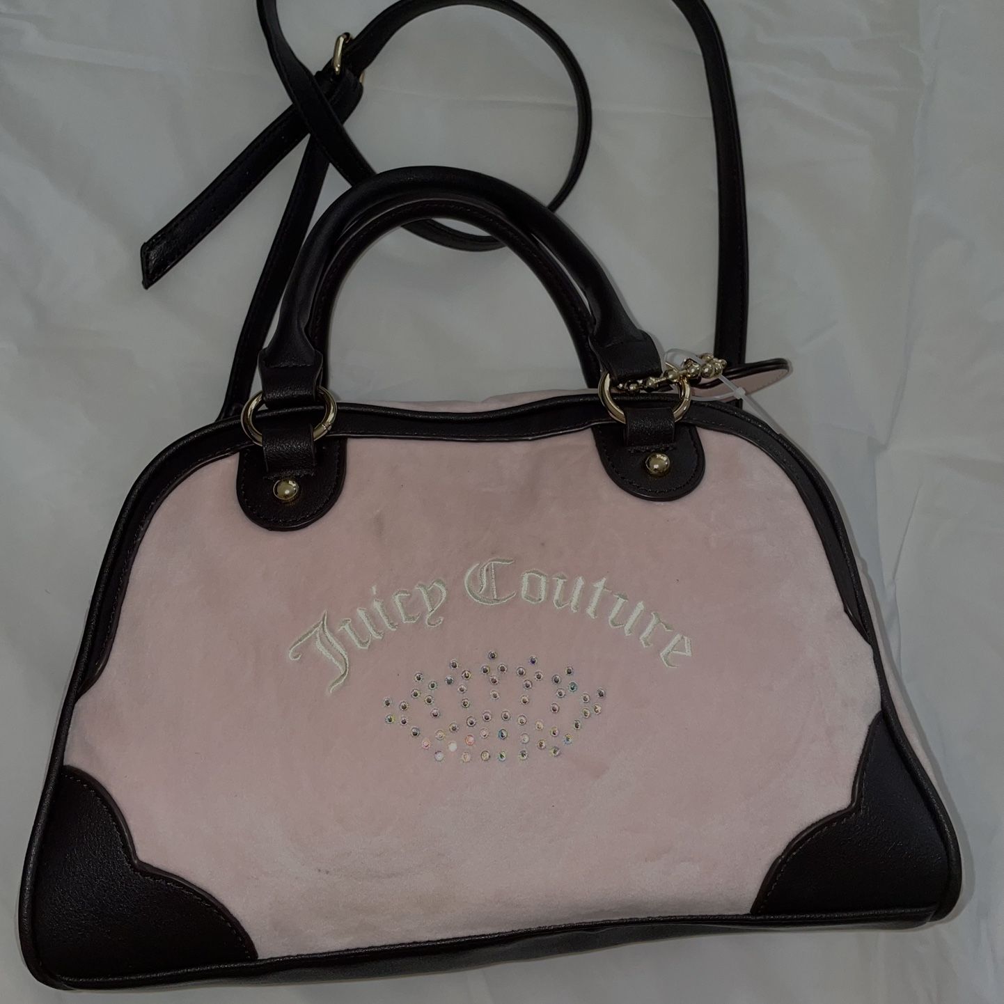 Juicy Couture / Dark Brown And Light Pink Juicy Couture Purse