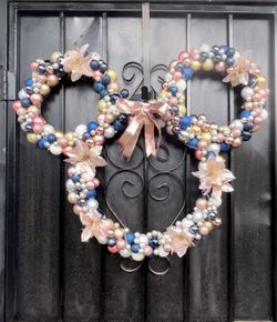XL Minnie Christmas Wreath