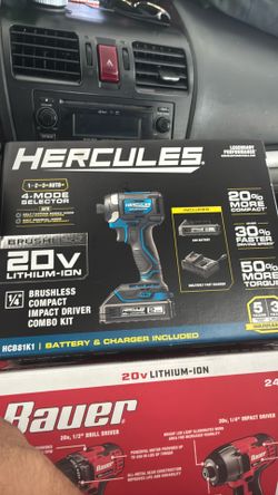 Hercules Compact Impact Driver Combo Kit