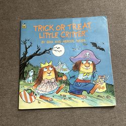 Children’s book trick-or-treat little critter