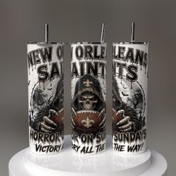 New Orleans Saints Football Tumbler