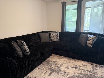 Black sectional