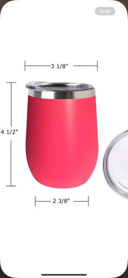 12oz Wine Mug Stainless Steel Tumbler Vacuum 