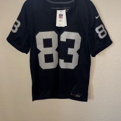 raiders football waller on field jersey  small size 