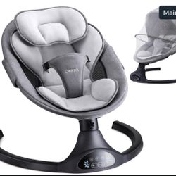 LAREX Baby Swing Infant Swing Electric Toddler Baby Rocker Portable for Newborn 