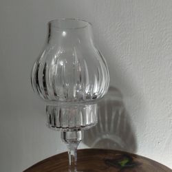 ATLANTIS NHURRICANE LAMP & GLOBE - CANDLE HOLDER  10.5"×4"