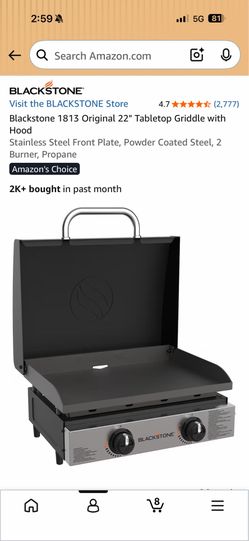 Blackstone portable griddle