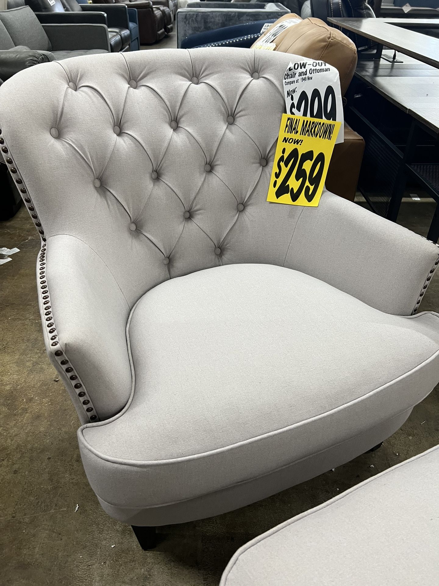 Chair & Ottoman