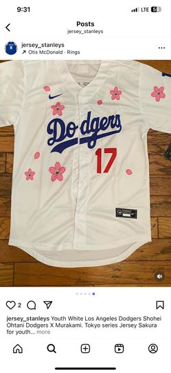 Ohtani Tokyo White Youth And Adult Jerseys