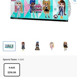 4 pack lol dolls 