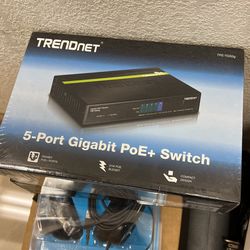 5 Gig Internet Switch With Poe New In Box