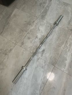 Cash only no Zelle new ez curl barbell for Olympic weights plates new in bag 47 inch barbell  4 feet with 2 inch collar for Olympic weights plates