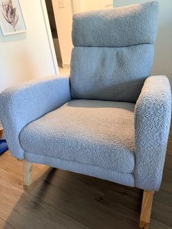 Gray Nursery Rocking Chair – Modern & Excellent Condition