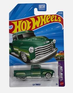 Hot Wheels Green LA Troca Pickup Turck Layin Low #137
