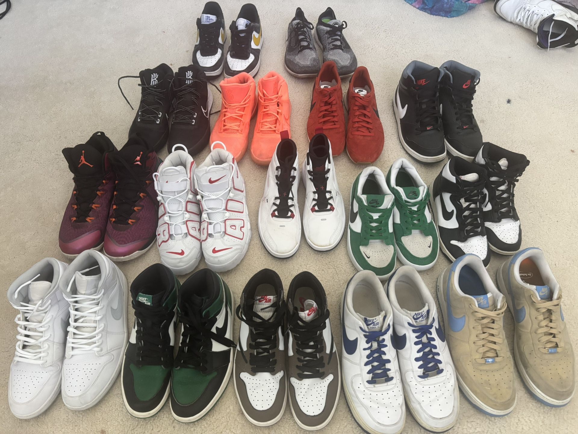 Air Jordan /travis Scott Cactus Jack, Nike Air Force 1 Men’s Sizes 9.5-12