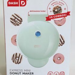 NEW Dash Mini Donut Maker Machine – Makes 7 | Nonstick | Fast Heat *WILL SHIP* $22 MSRP