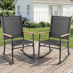Rocking Chairs Outdoor  Set of 2