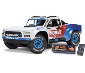New Arrma Mojave Grom 223S BLX 1/16 Brushless RTR 4WD Desert Truck White ARA2304ST2