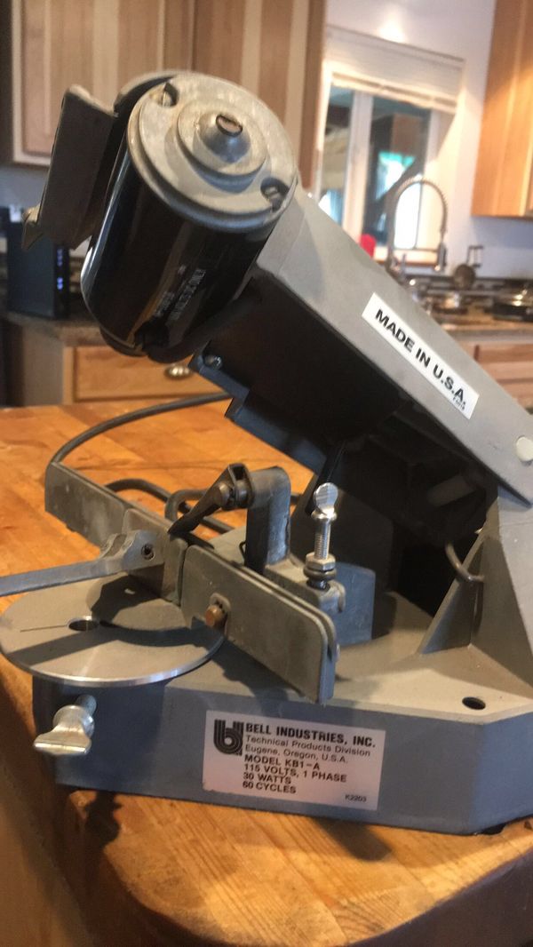 Chainsaw sharpener, Made In USA by Bell Industries, model kb1-a for