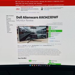 ALIENWARE 34 CURVED QD-OLED GAMING MONITOR - AW3423DWF