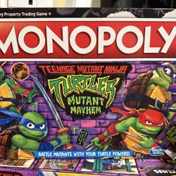 New Sealed Tmnt Monopoly 