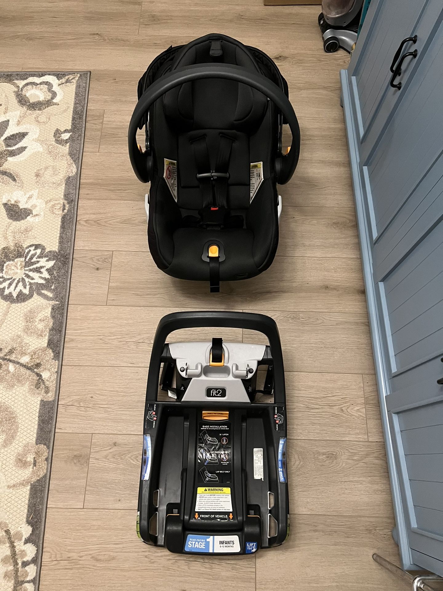 Chicco Fit2 Adapt Infant & Toddler Car Seat - Ember