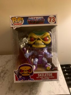 10 inch Master of the Universe skeletor (73) Glow in the Dark GameStop Exclusive Funko Pop!