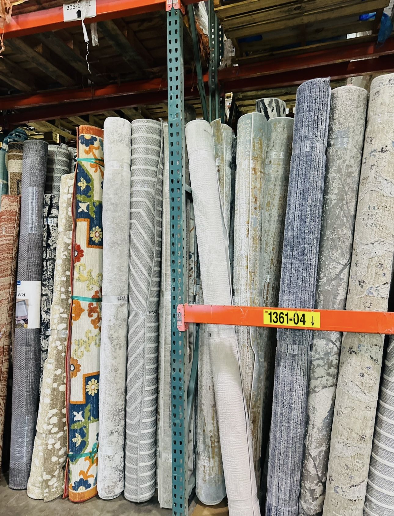 Huge selection of Area Rugs of different sizes!