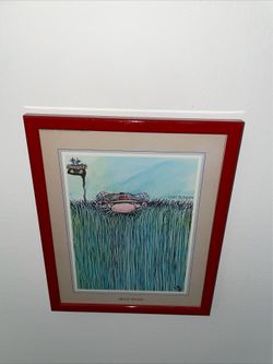 Vintage golf memorabilia-framed-Heavy Rough-Humerus print by Gary Patterson