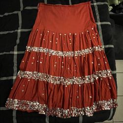 Sequin  Maxi Skirt 
