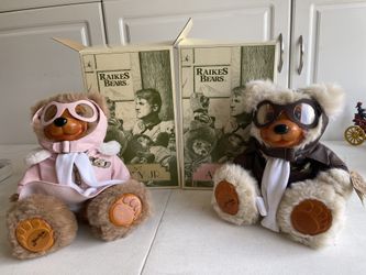 Robert Raikes Bear Collection Set Of 2 (Lindy jr & Amelia)