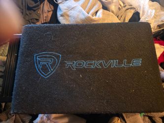 Infinity 10" sub woofer Rockville Car Enclosure & Rockville amp