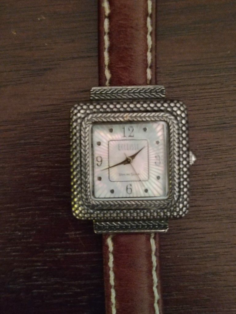 Ecclissi Womens Sterling Silver Watch With Qurtz Movement