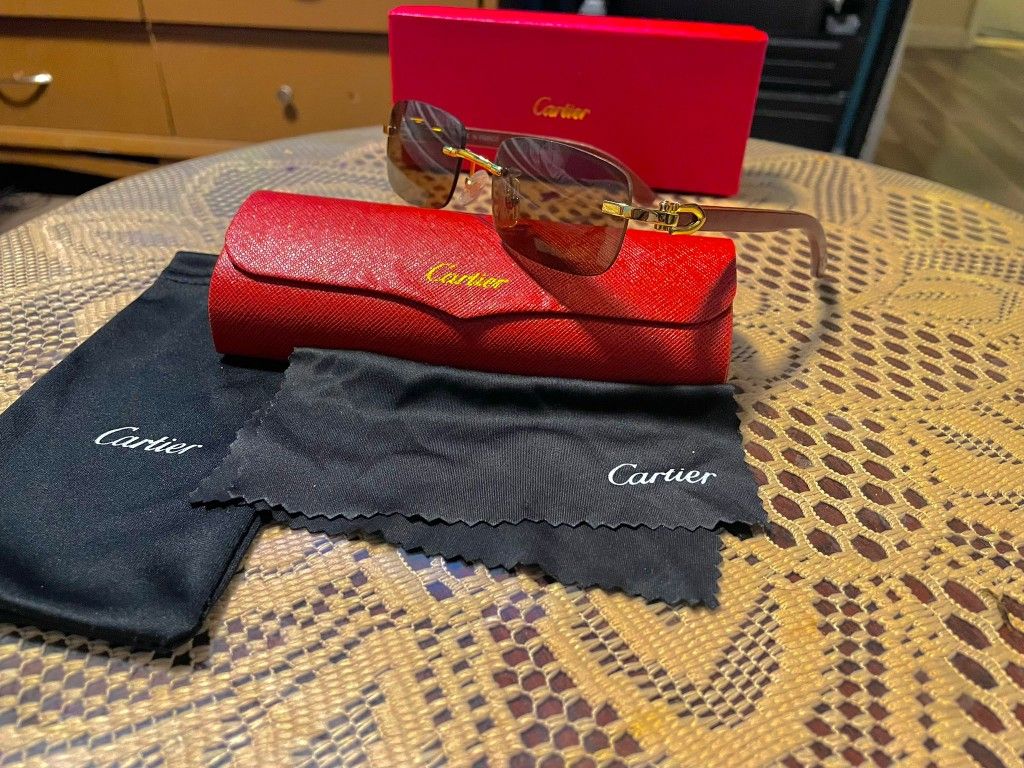 C Wood Brown Sunglasses