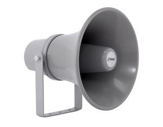 Pyle Indoor Outdoor PA Horn Speaker - 9.7 Inch 20-Watt Power Compact Loud Sound Megaphone w/ 400Hz-5KHz Frequency, 8 Ohm, 70V Transformer, Mounting Fo