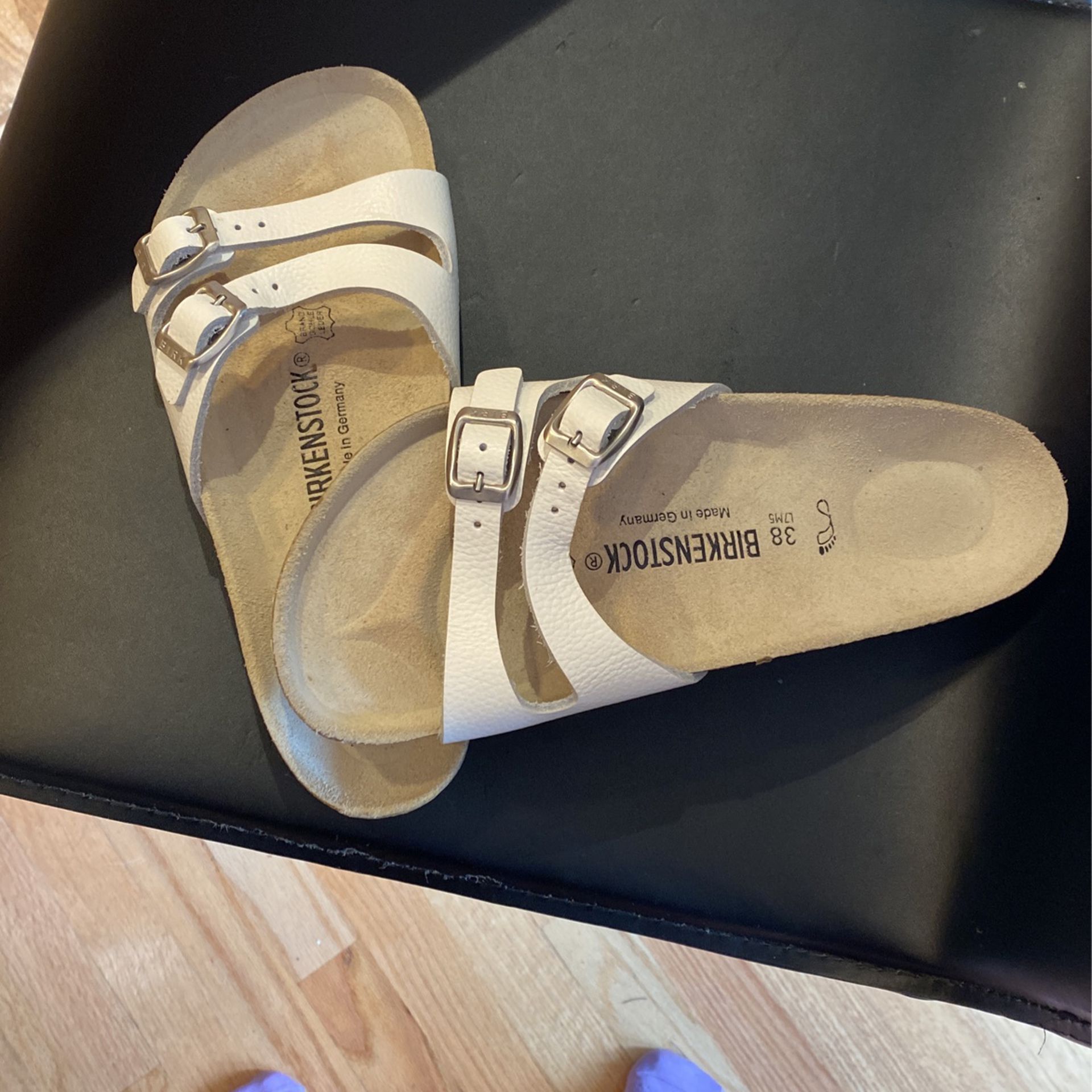Birkenstock White Sandals 