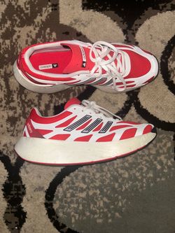 Adidas Adizero Running Sneakers Red White