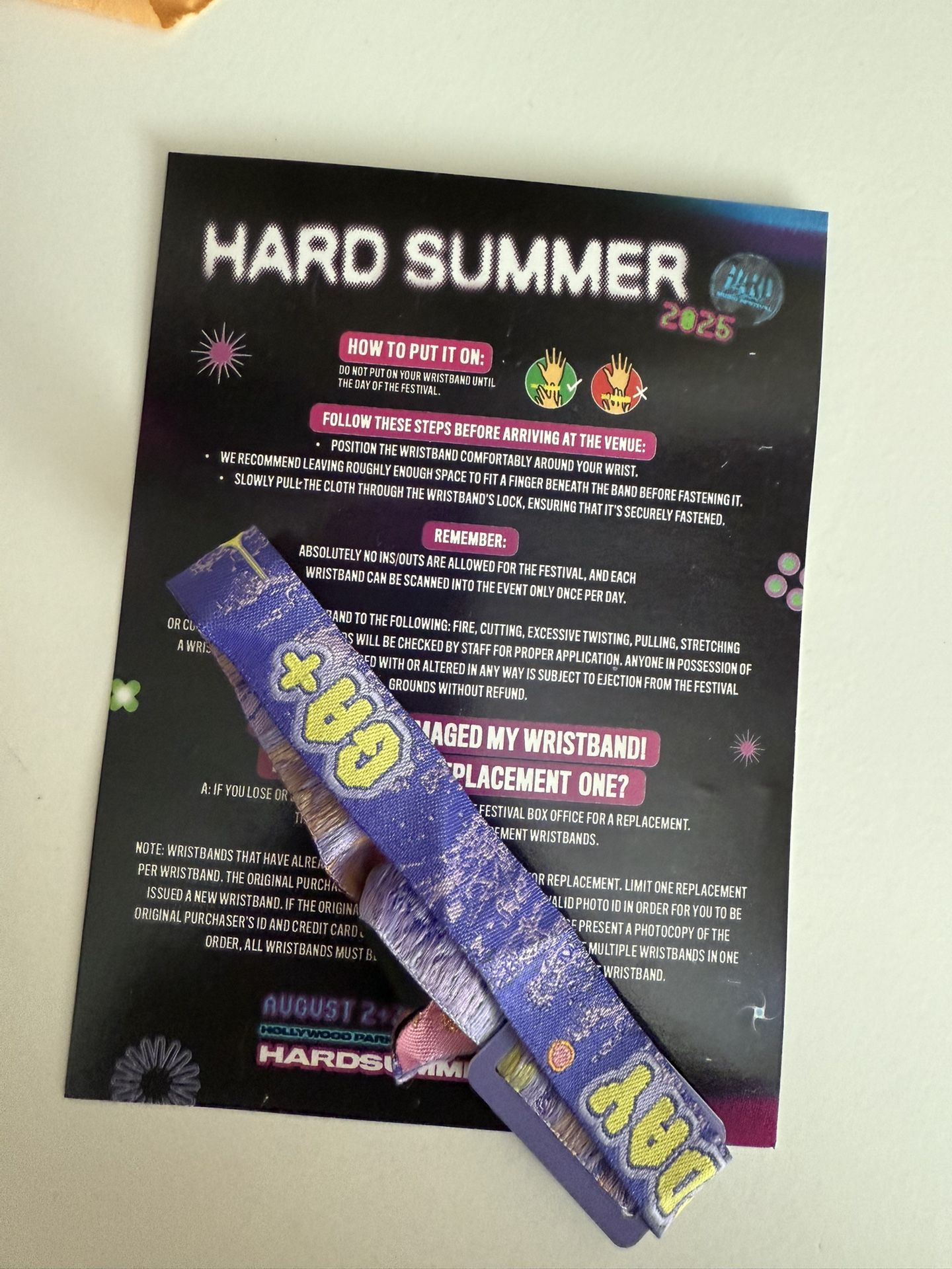 Selling GA+ Ticket To Hard Summer