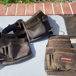 Leather Craftsman Tool Bag