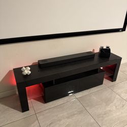 Entertainment Center with Lights 