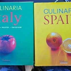 Culinaria Italy & Spain Cookbooks – New – $20 each or Both for $35