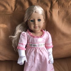 Caroline American Girl Doll 18” with Ears Pierced & Outfits/Accessories 