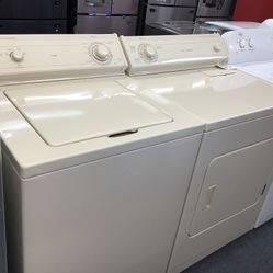 Whirlpool Washer And Dryer Set. 1 year Warranty 
